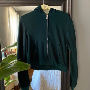 Cotton Citizen Atlantic Green Cotton /Denim Hoodie